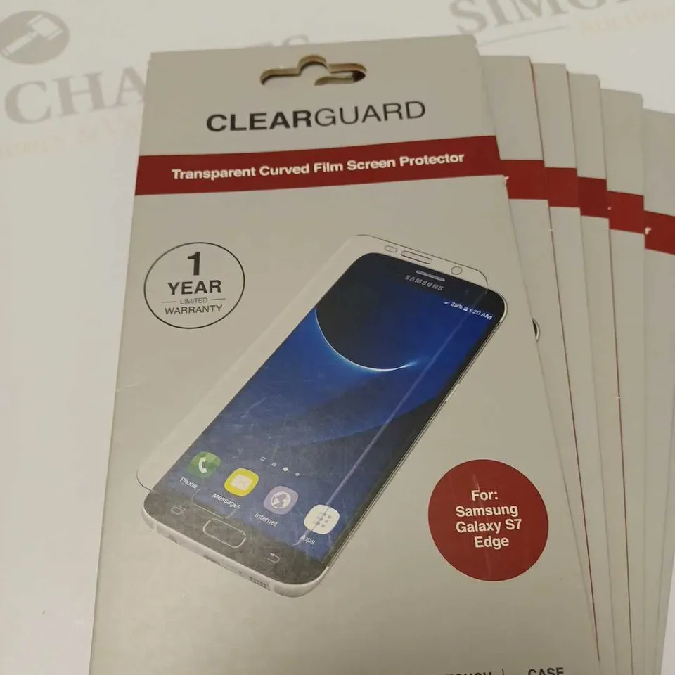 LOT OF SEVEN SCREEN PROTECTORS FOR SAMSUNG GALAXY S7 EDGE