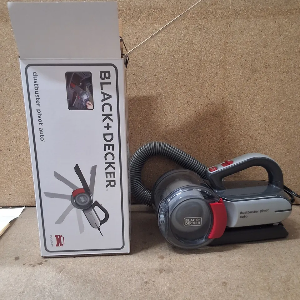 BLACK+DECKER DUSTBUSTER PIVOT AUTO HANDHELD VACUUM – BOXED PV1200AV