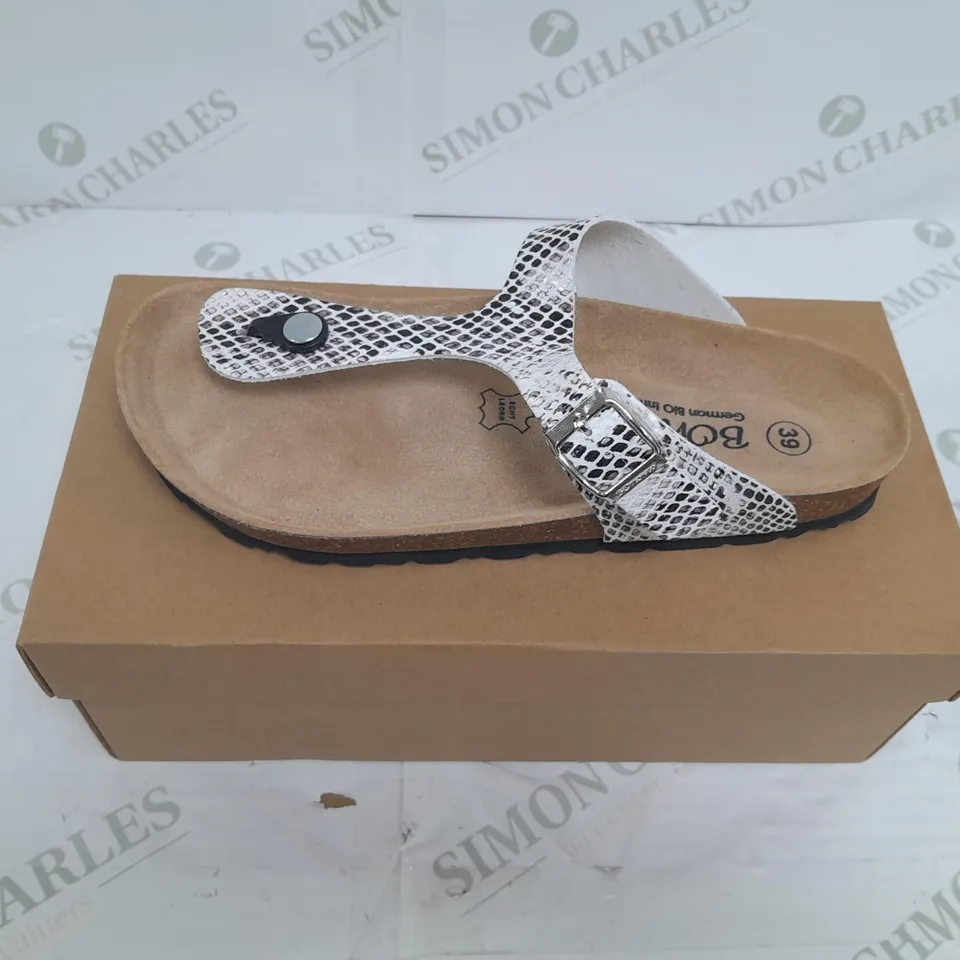 BONOVA GERMAN BIO INNOVATION SIZE 39 OPEN TOE SANDLES