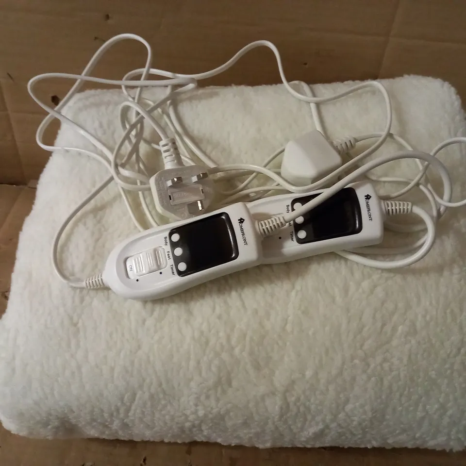 HOMEFRONT ELECTRIC BLANKET DUAL CONTROL KING SIZE