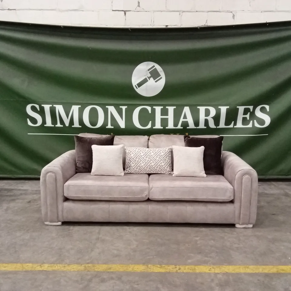 AMARA 3 SEATER SOFA - STONE RRP £1249