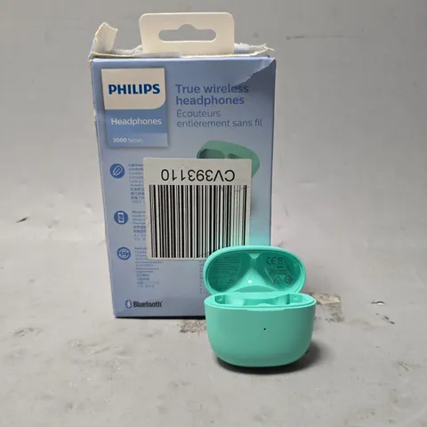 BOXED PHILIPS TRUE WIRELESS HEADPHONE CASE 2000 SERIES