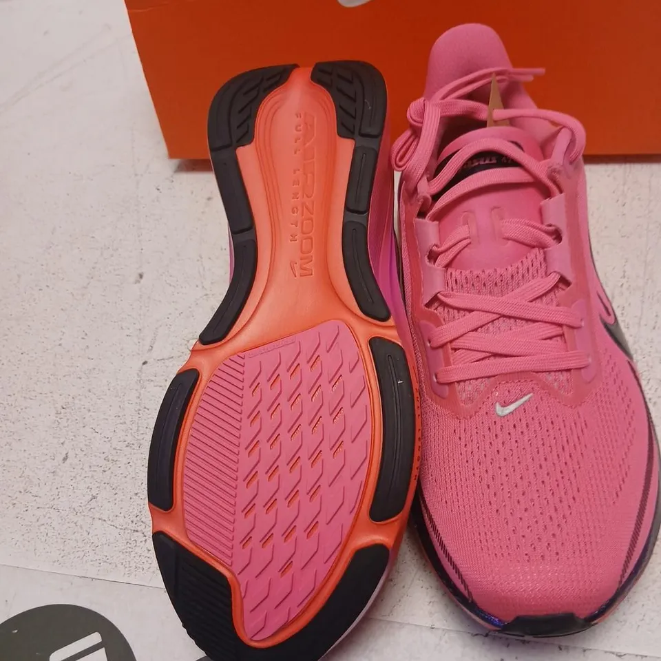 NIKE AIR ZOOM PEGASUS 42 – WOMEN'S PINK RUNNING SHOES (UK 6) – BOXED