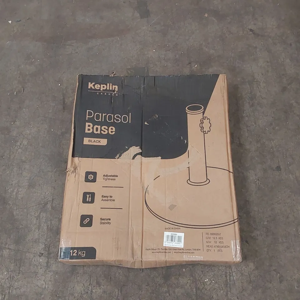 BOXED KEPLIN GARDEN PARASOL BASE