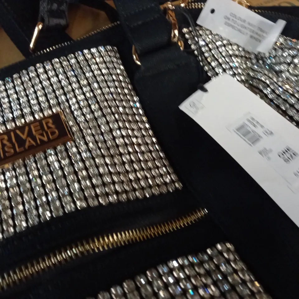 RIVER ISLAND EMBELLISHED LARGE BAG