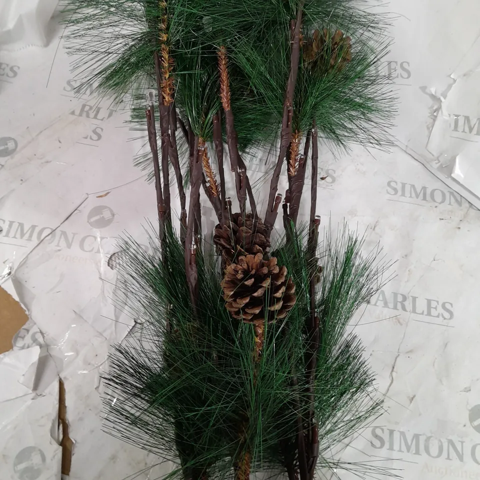 OUTLET HOME REFLECTIONS SET OF 3 PRE-LIT PINE BRANCHES