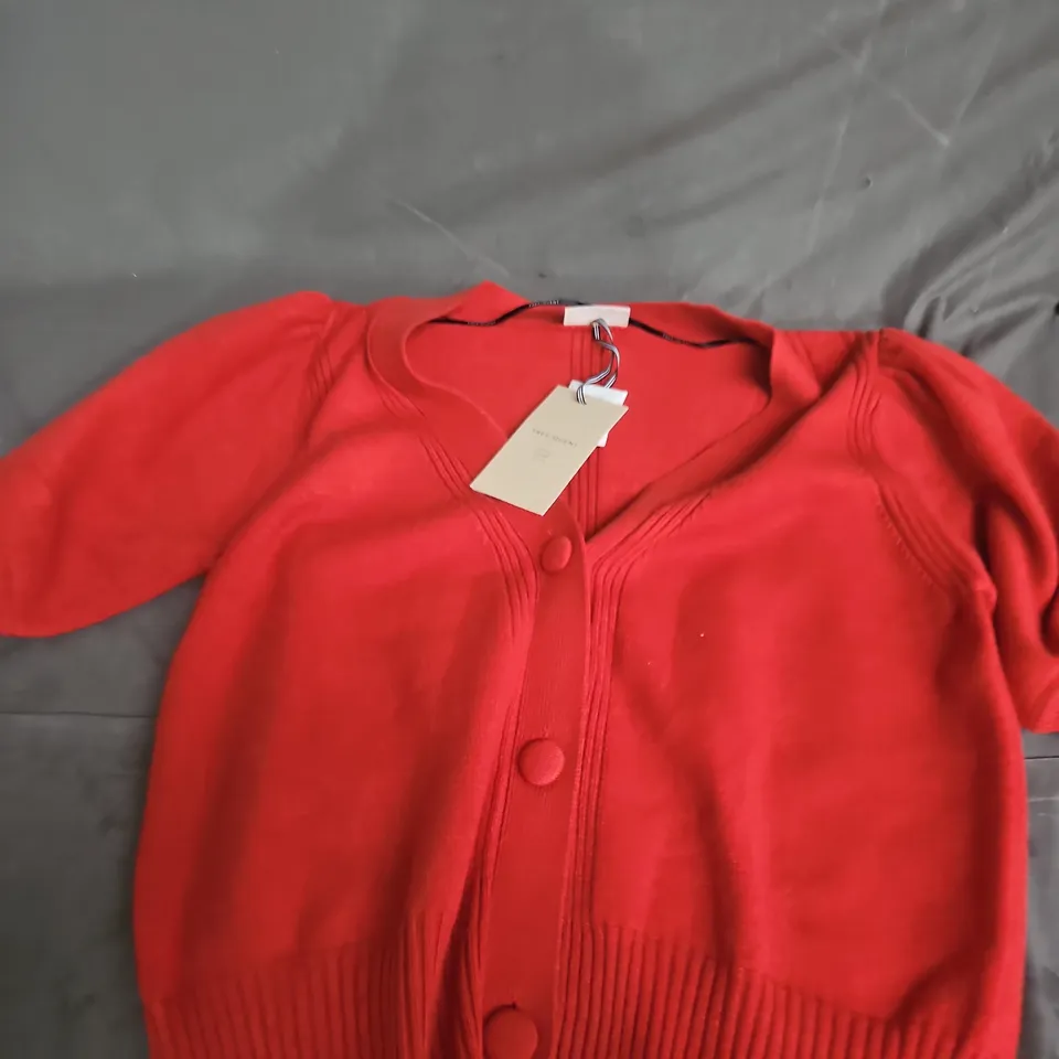FREE/QUENT RED CARDIGAN – XX-LARGE