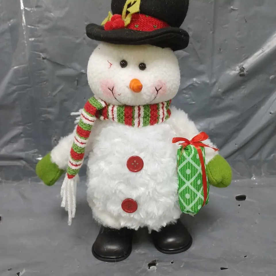 MUSICAL DANCING SNOWMAN CHRISTMAS DECORATION RRP £22.99