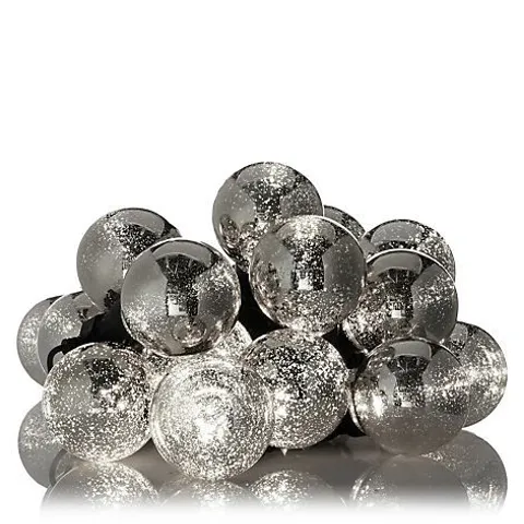 GARDEN REFLECTIONS 15M SOLAR LIGHT STRAND WITH 20 GLOBE LED BULBS