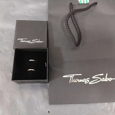 THOMAS SABO HOOP SILVER EARRINGS WITH BOX AND BAG 