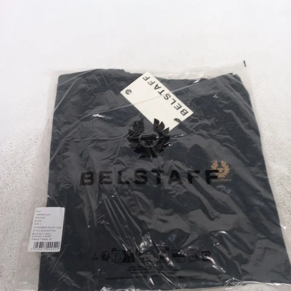 BELSTAFF LONG SLEEVE T-SHIRT – BLACK, UK SIZE L