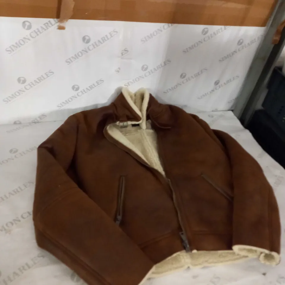 Asos Design Brown Winter Coat Size L 
