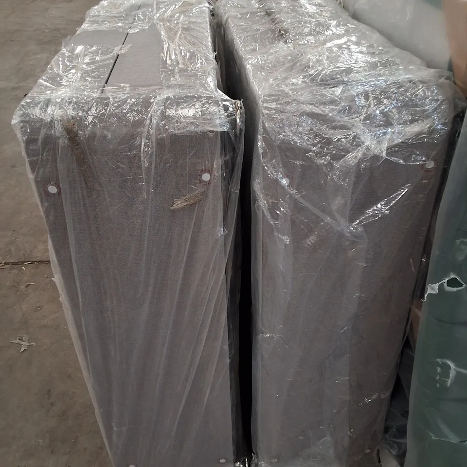 DUNELM 120CM 2 DRAWER SLATE GREY DIVAN FRAME (2 PARTS)