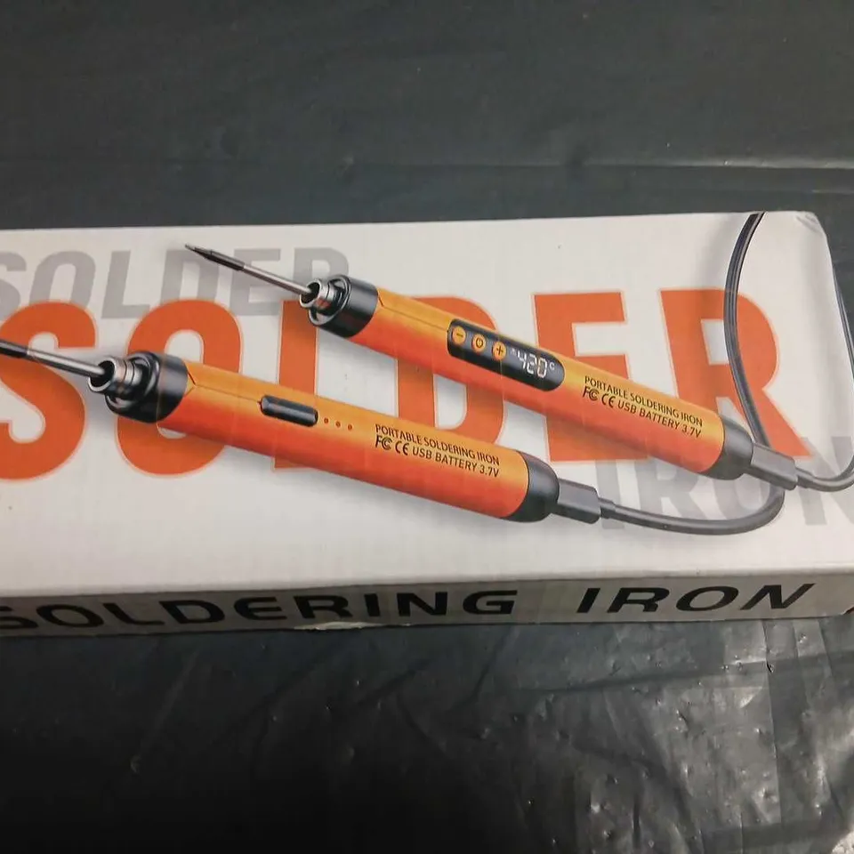 PORTABLE SOLDERING IRON – USB BATTERY, BOXED