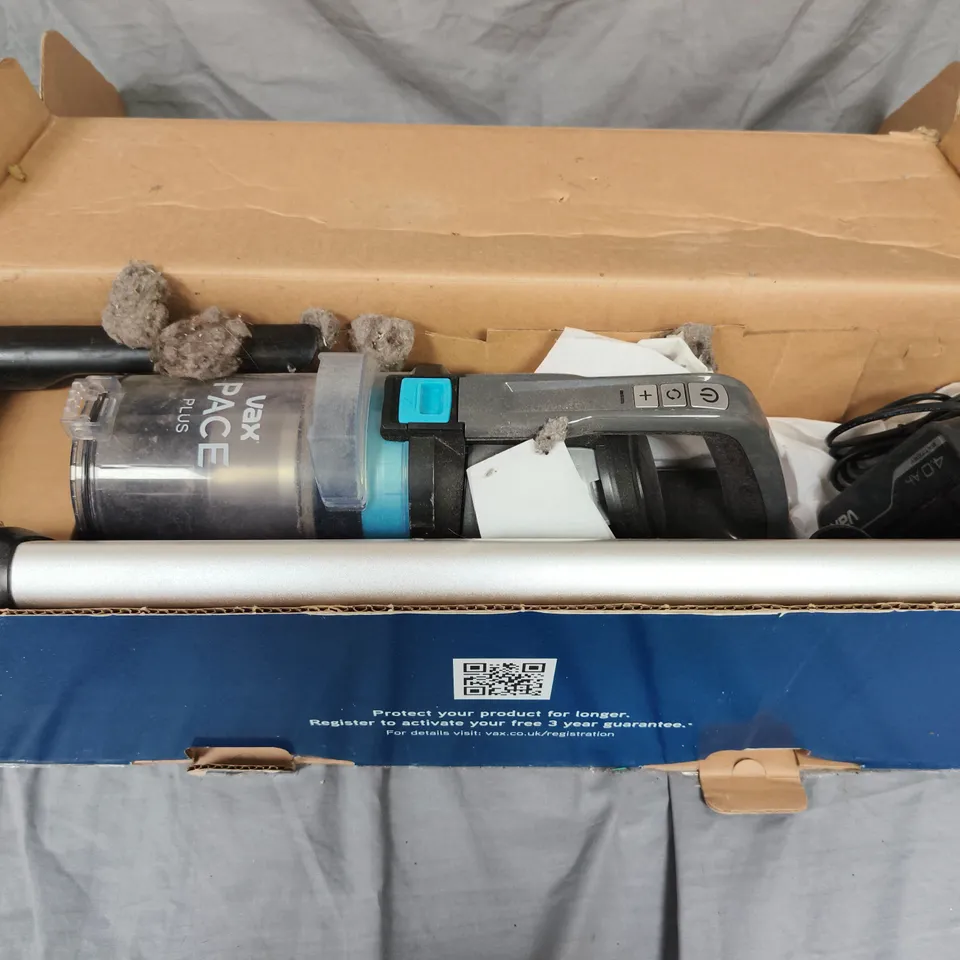 BOXED VAX PACE PLUS CORDLESS VACUUM