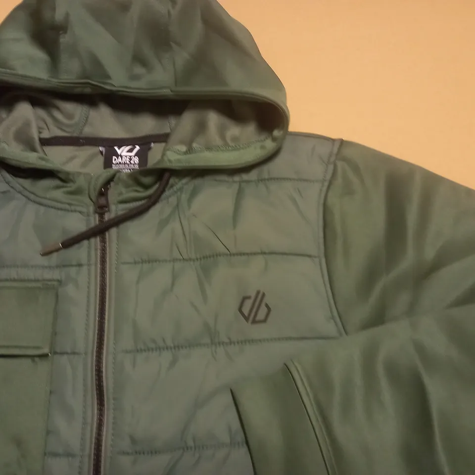 REGATTA ADDINSON MENS HYBRID JACKET IN GREEN - L