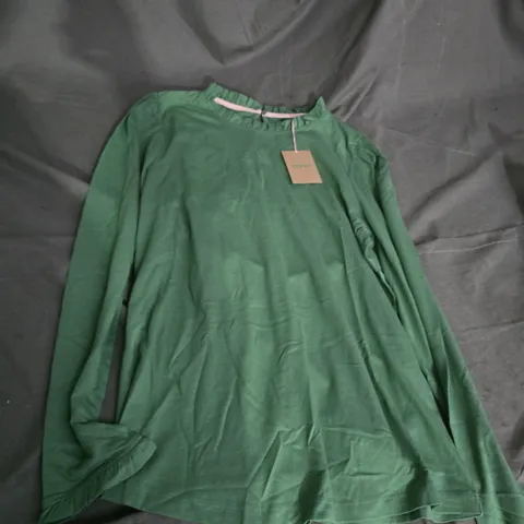 BODEN WOMEN'S GREEN LONG-SLEEVE TOP – UK 14 (US 10, DE 40, FR 42)