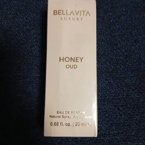BOXED AND SEALED BELLAVITA LUXURY HONEY OUD EAU DE PARFUM 20ML
