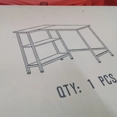 PALLET CONTAINING APPROXIMATELY 22 L SHAPED DESKS