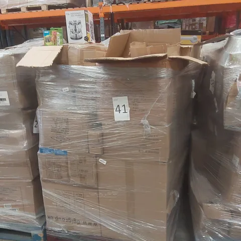 PALLET TO CONTAINING A VERY LARGE QUANTITY OF ASSORTED ITEMS INCLUDING: SPICE JARS, DOG FOOD BOWLS, SAFETY GRIP HANDLES, CHRISTMAS PENCILS ECT