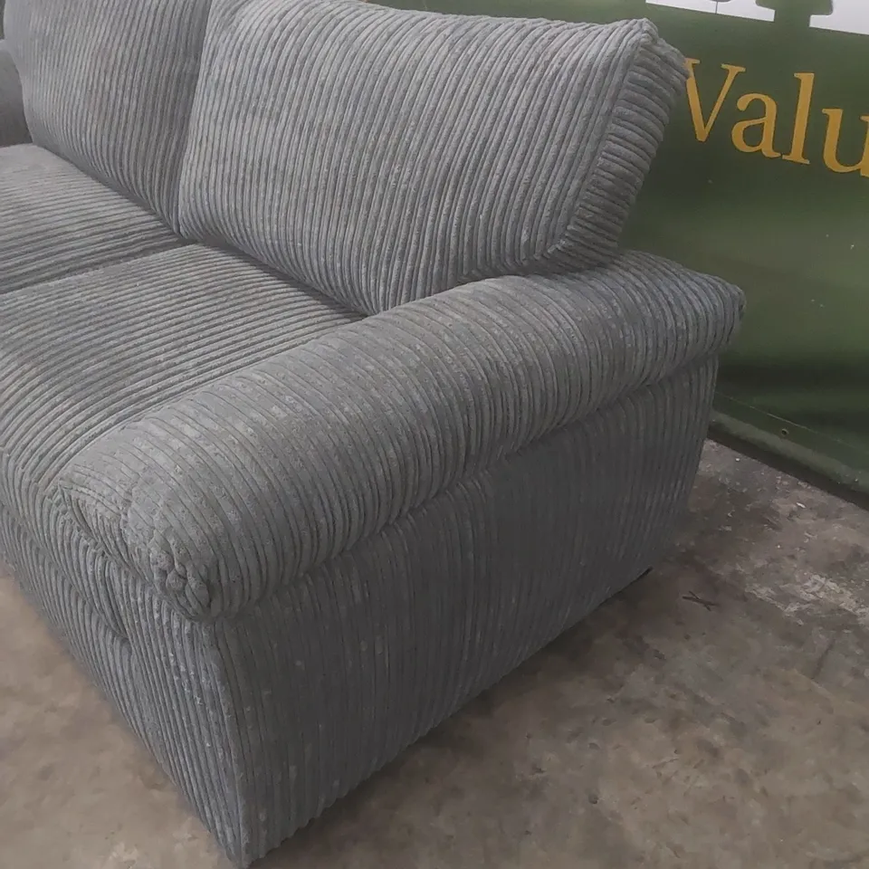 DESIGNER AMALFI STANDARD 3 SEATER FABRIC UPHOLSTERED SOFA