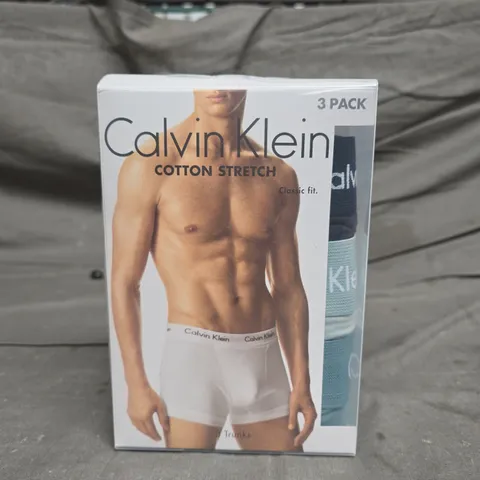 BOXED CALVIN KLEIN TRUNKS - X3 - SIZE M