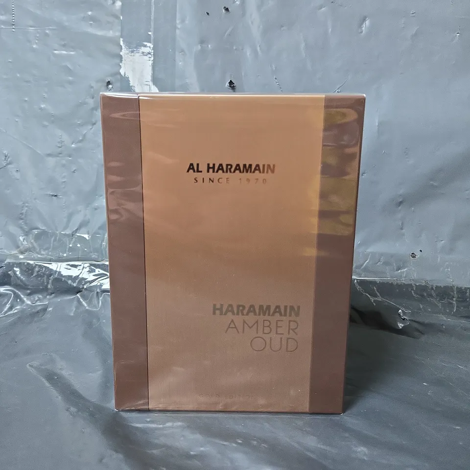 BOXED AND SEALED AMBER OUD GOLD EDITION SPRAY 60ML BY AL HARAMAIN