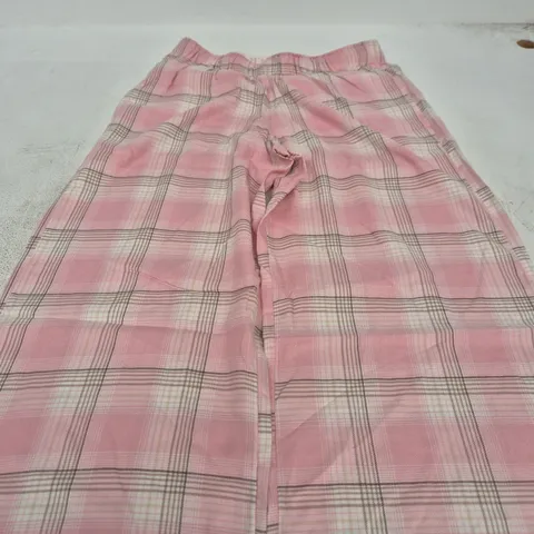 HOLLISTER PINK PLAID LOUNGE PANTS β XS