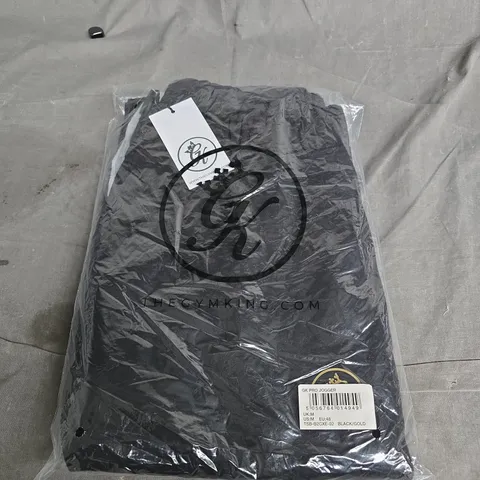 BAGGED GYM KING GK PRO JOGGER – BLACK/GOLD, UK M