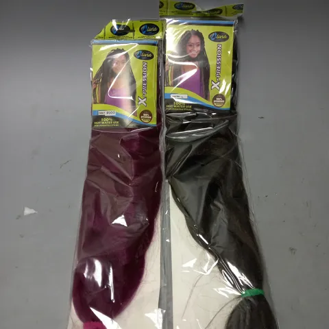 BOX OF APPROX. 20 SEALED OLIVIA HAIR PIECES IN ASSORTED COLOURS AND STYLES