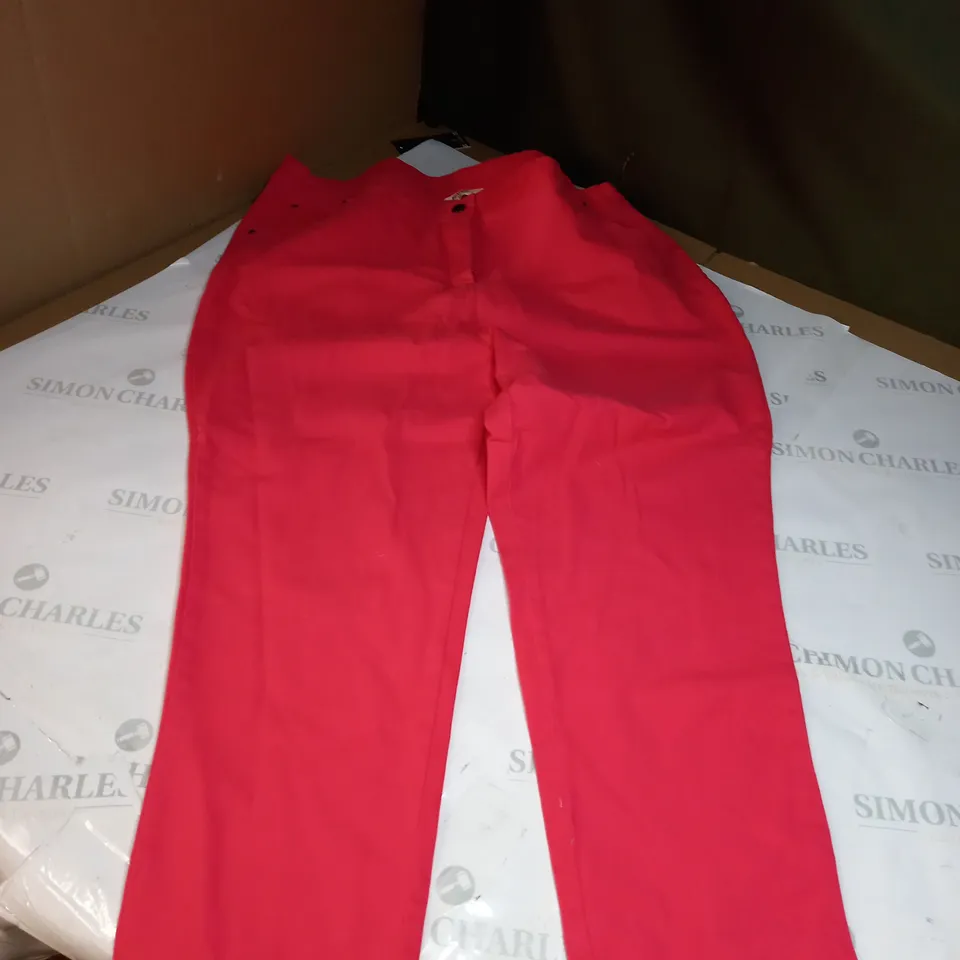 RED PINNS DENIM JEANS SIZE 18