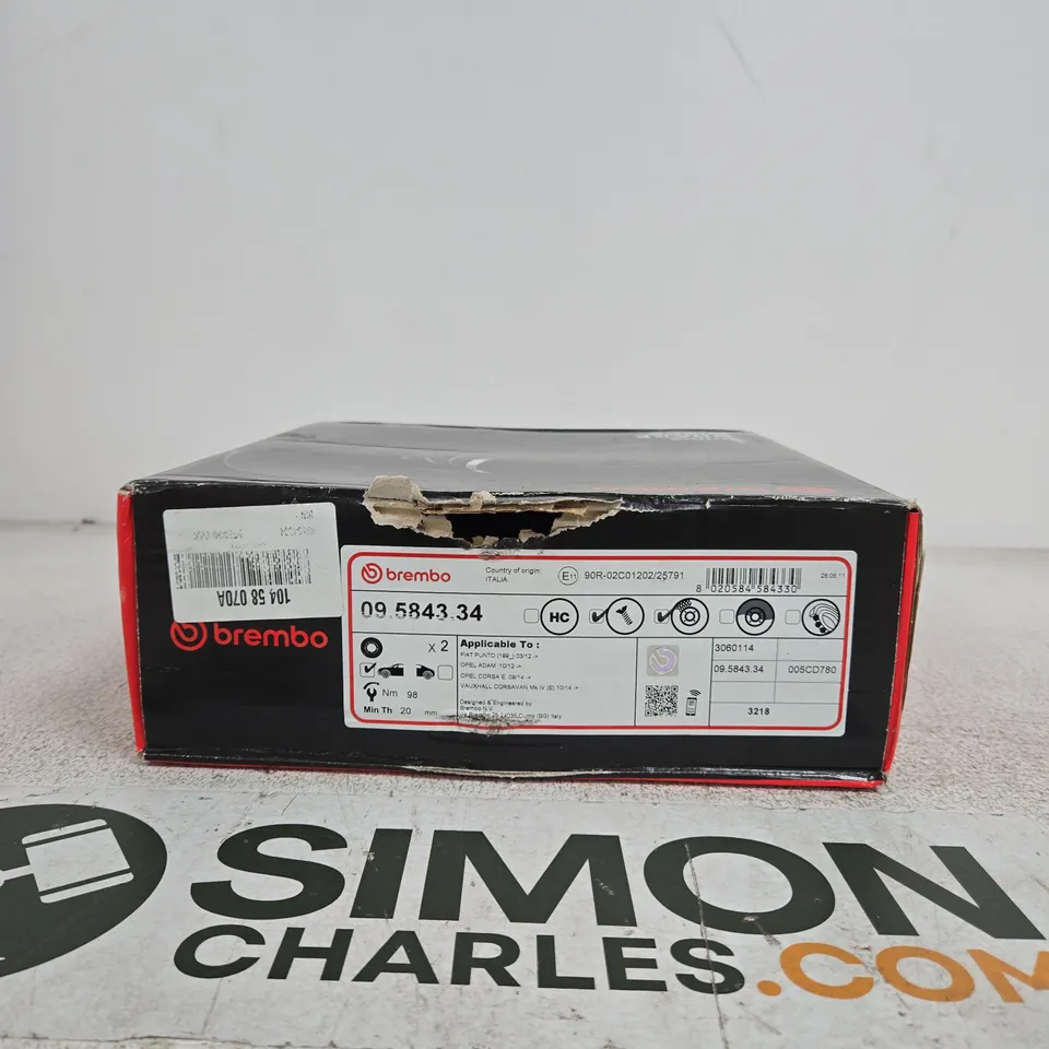 BREMBO PRIME BRAKE DISCS – 2 PACK
