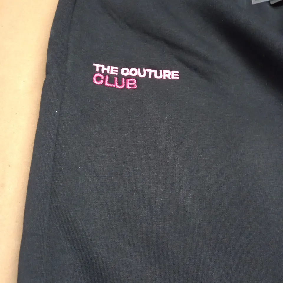 PAIR OF BLACK CULTURE CLUB JOGGING PANTS UK SIZE 14