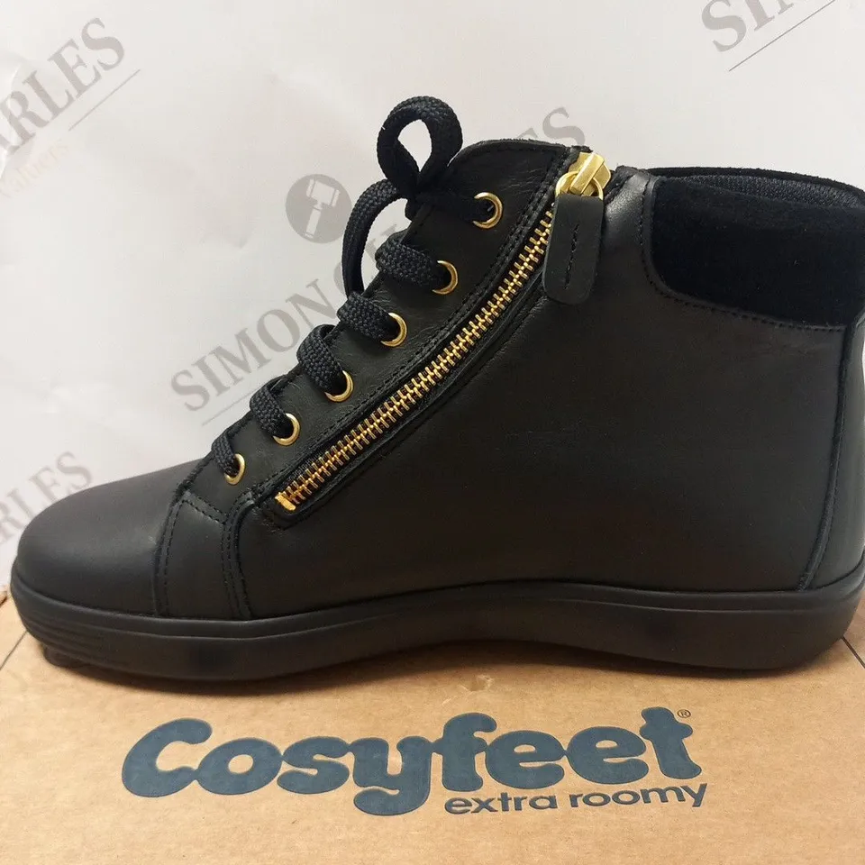 BOXED COSYFEET MIM016H BLACK SIZE 6.5