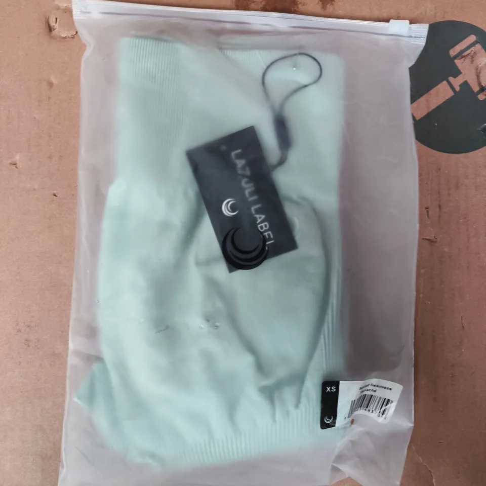 BAGGED LAZULI LABEL SCULPT SEAMLESS LEGGINGS IN MINT SIZE XS
