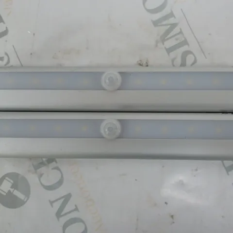 SFIXX BRUSHED ALUMINIUM PIR MOTION SENSOR LIGHTS DUO