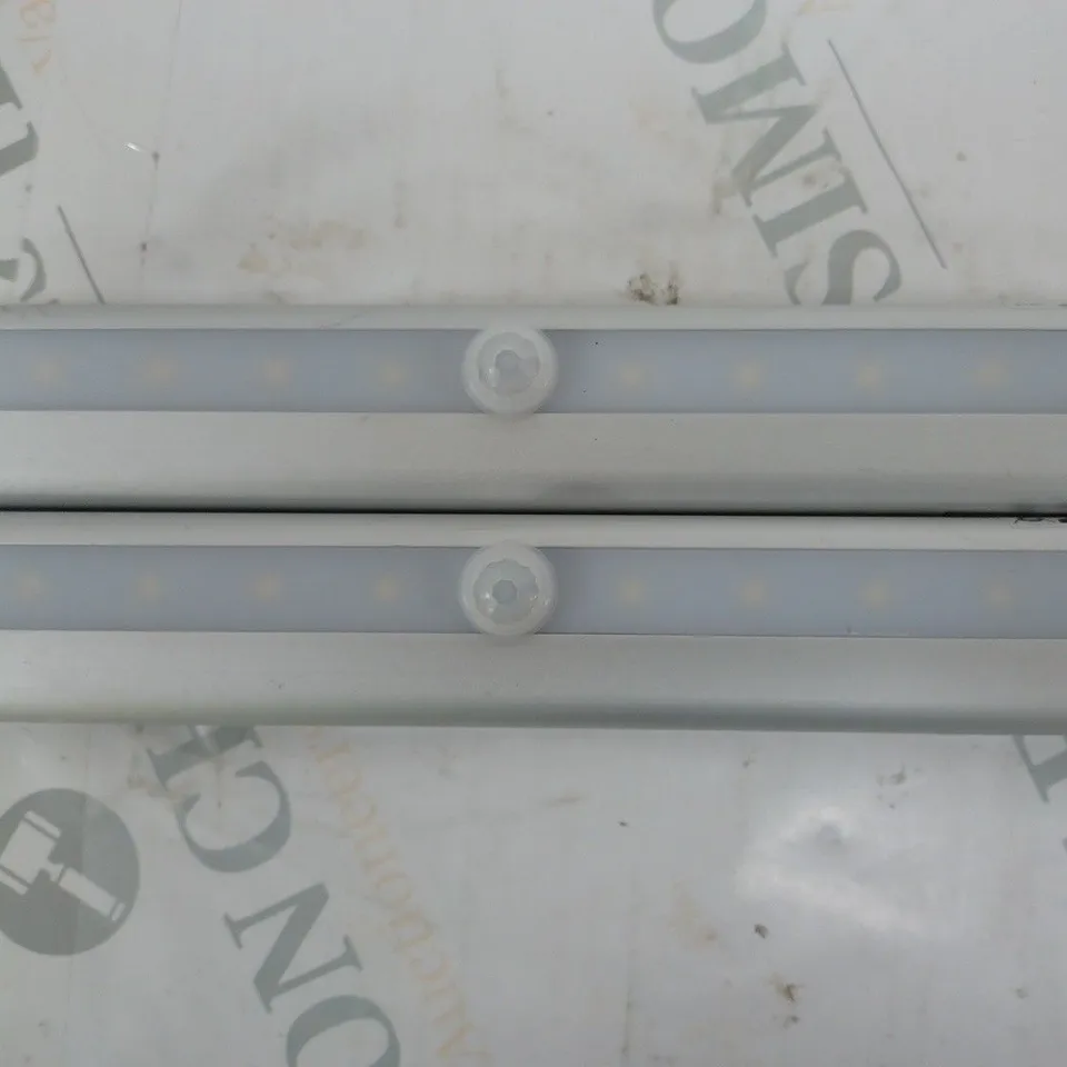 SFIXX BRUSHED ALUMINIUM PIR MOTION SENSOR LIGHTS DUO