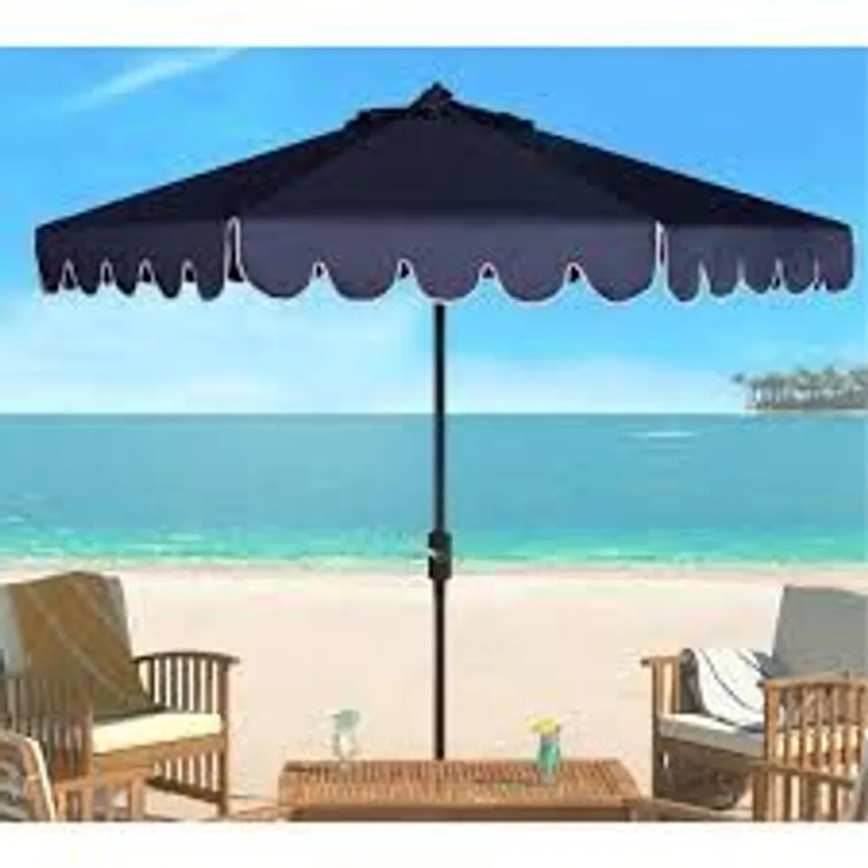 BOXED PEDRICK 2.56m TRADITIONAL PARASOL (1 BOX)