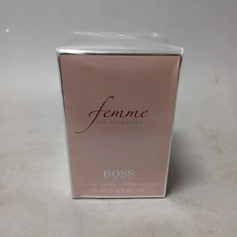 BOXED AND SEALED HUGO BOSS FEMME EAU DE PARFUM 75ML 