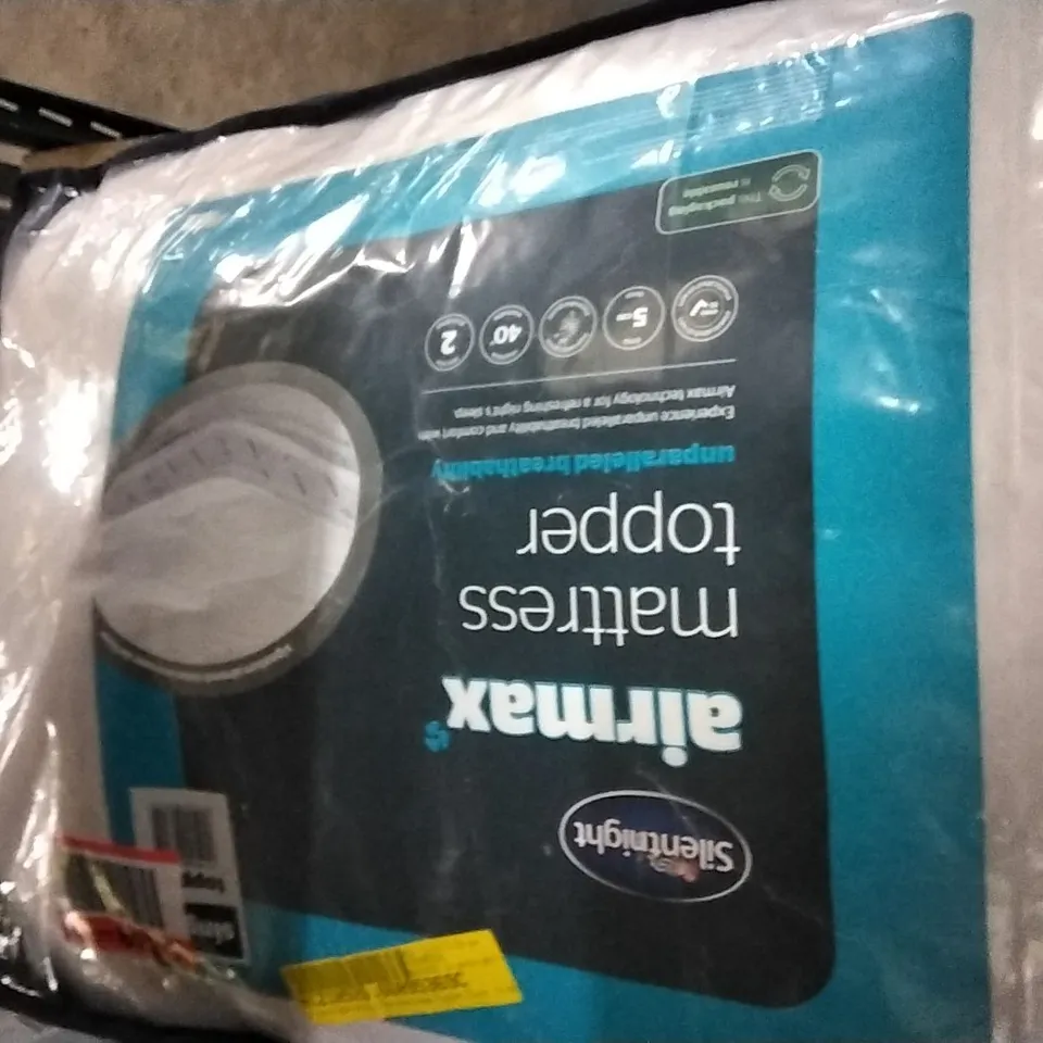 SILENTNIGHT AIRMAX 600 MATTRESS TOPPER - SINGLE