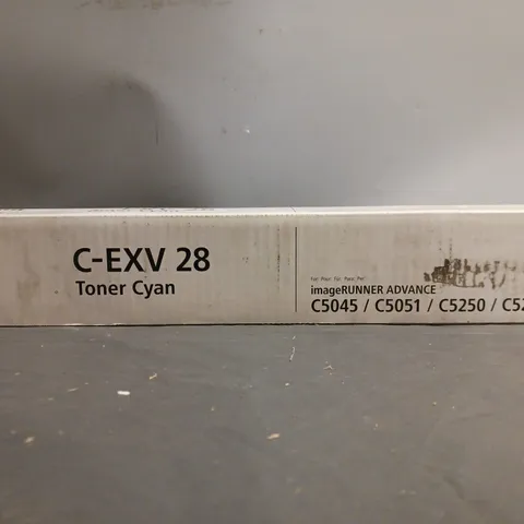 SEALED CANON C-EXV 28 TONER IN CYAN 