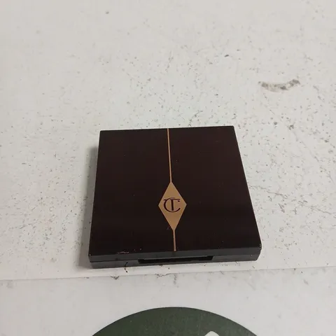 CHARLOTTE TILBURY COLOUR CODED EYESHADOWS MAKE-UP – DARK BROWN CASE WITH GOLD DIAMOND DETAIL 