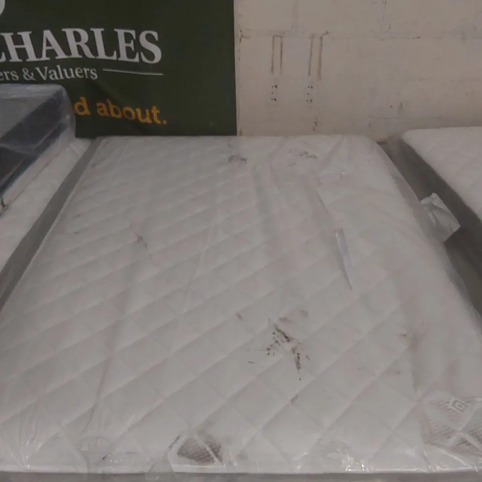 QUALITY BAGGED DOUBLE 135cm AIRSPRUNG LUXURY QUILTED MEDIUM MATTRESS