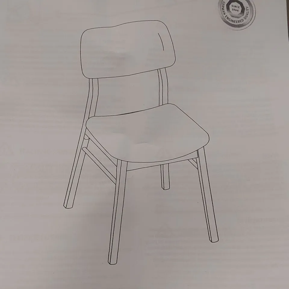 BOXED SET OF 2 JAHNKE DINING CHAIRS