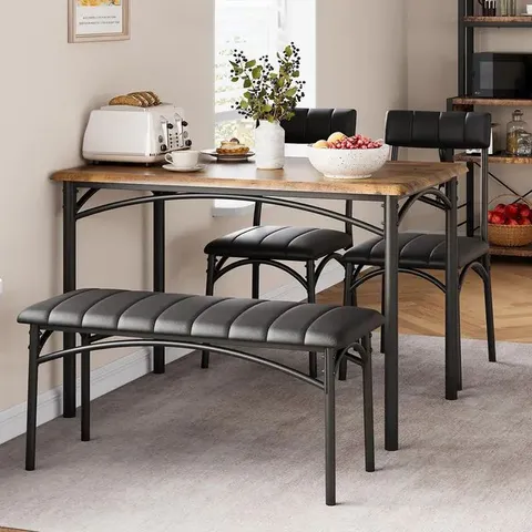 BOXED GARVEE 4-PERSON DINING SET