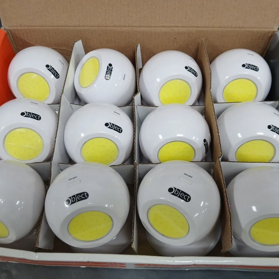 OBJECT 360 DEGREE COB SWIVEL BALL LIGHTS (PACK OF 12)