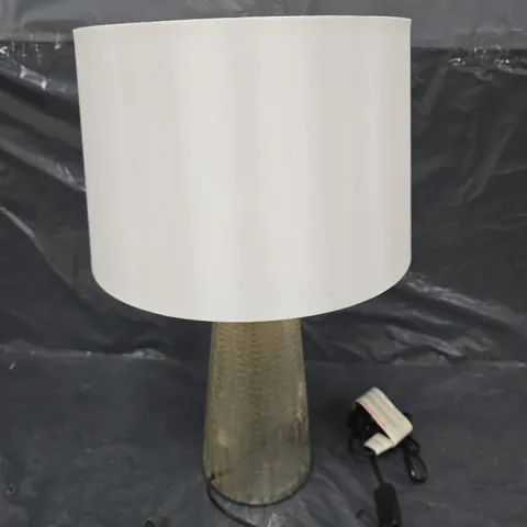 MICHELLE KEEGAN TEXTURED CERAMIC TABLE LAMP