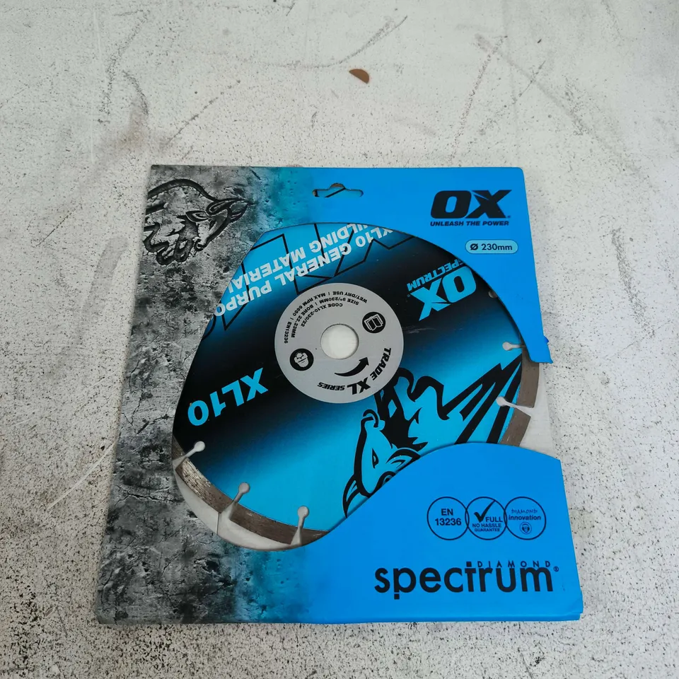 OX 230MM DIAMOND CUTTING DISC
