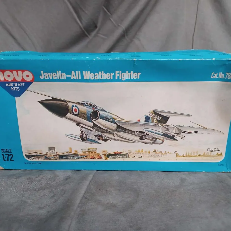 BOXED NOVO AIRCRAFT KITS JAVELIN ALL WEATHER FIGHTER