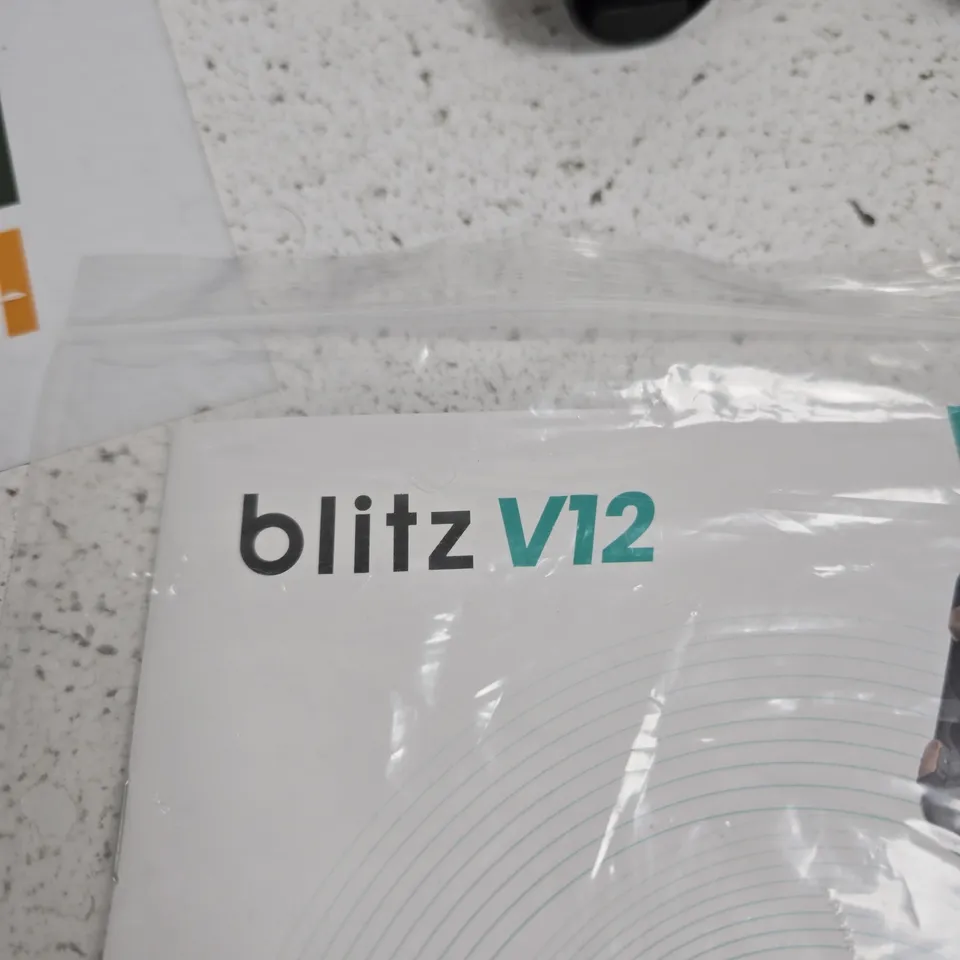 BLITZ V12 HANDHELD VACUUM CLEANER WITH ATTACHMENTS